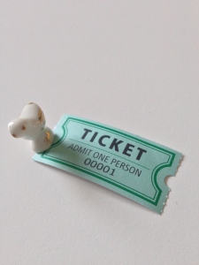 Ticket and bird